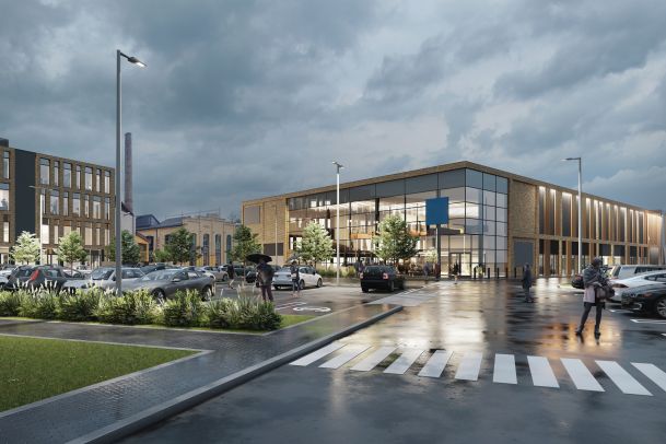 Tirdzniecības veikals LIDL Lāčplēša ielā